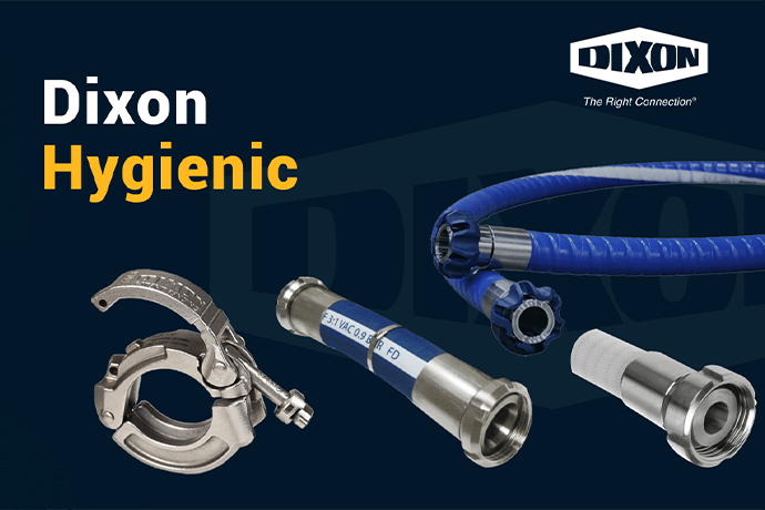 Dixon Hygienic卫生级系列助力生产高效率、高精度、高卫生标准