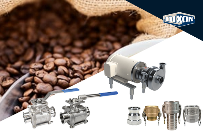 Dixon卫生级流体产品方案，守护每一杯咖啡醇香