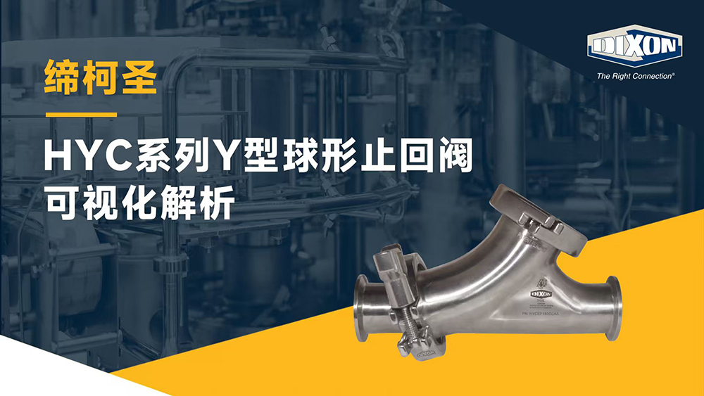 缔柯圣 HYC系列Y型球形止回阀可视化解析