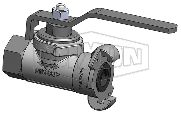 Minsup Econovalve Female x Surelock™ Ball Valve