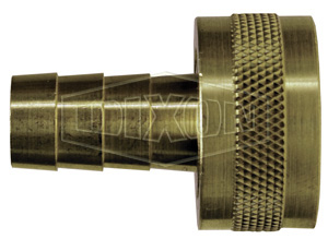 Short Shank GHT Female Coupling with Round Nut