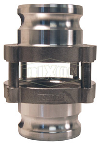 Cam & Groove In-Line Sight Glass Adapter x Adapter