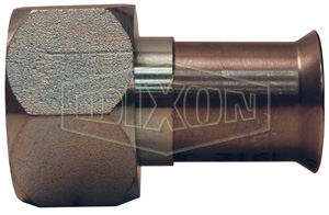 Straight Female Weld End Metal Hose Fitting