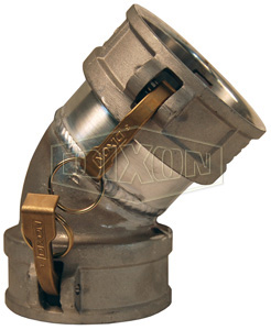Dixon® Type DD 45° Elbow Coupler x Coupler