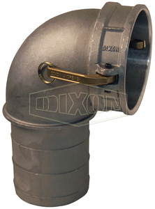 Cam & Groove 90° Type C Coupler x Hose Shank Elbow