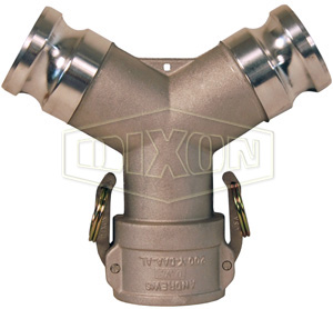Cam & Groove Coupler x Adapter Wye