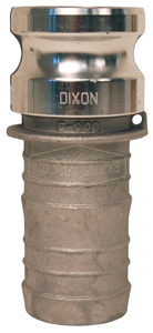 Global Cam & Groove Type E Adapter x Hose Shank