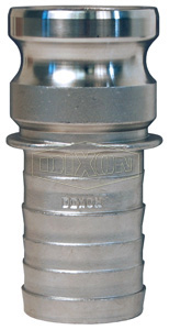 Boss-Lock™ Cam & Groove Notched Type E Adapter x Hose Shank