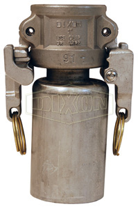 EZ Boss-Lock™ Cam & Groove Type C Coupler with Swaged Ferrule