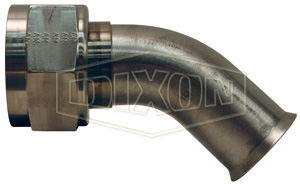 45° Elbow Female Weld End Metal Hose Fitting