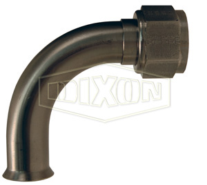 90° Elbow Female Weld End Metal Hose Fitting