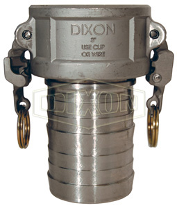 EZ Boss-Lock™ Cam & Groove Type C Coupler x Hose Shank