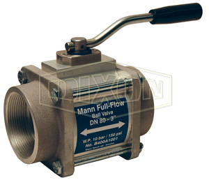 One-Way Full Flow Ball Valve Female NPT
