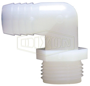 Tuff-Lite™ Male GHT x 90° Hose Barb Elbow