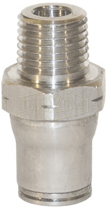 Legris Stainless Steel Push-In Male Connector