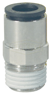 Metric Push-In Male Connector BSPT