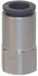 Legris Nylon/Nickel-Plated Brass Push-In Female Connector