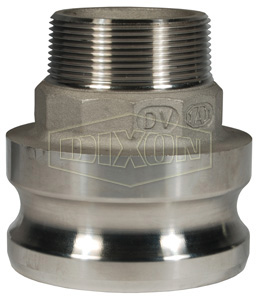 Cam & Groove Reducing Type F Adapter x Male NPT