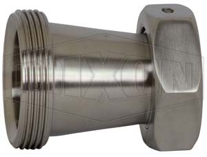 Threaded Bevel Seat x Plain Bevel Seat with Hex Nut Concentric Reducer