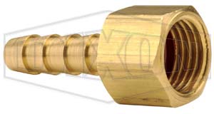 Female NPSM Swivel x Hose Barb Gasket Seat