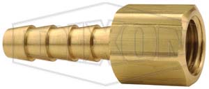 Female 45°SAE/37°JIC Swivel x Hose Barb