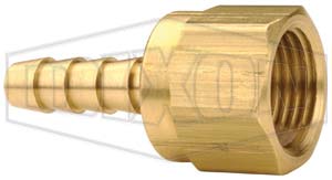 Female 45° SAE Swivel x Hose Barb