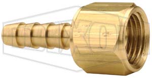 Oxygen Coupling Right Hand Thread x Hose Shank