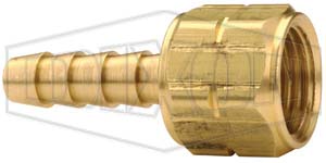 Acetylene Coupling Left Hand Thread x Hose Shank