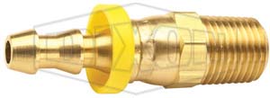Male NPTF Swivel x Push-on Hose Barb