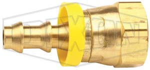 Female NPSM Swivel x Push-on Hose Barb Ball Seat