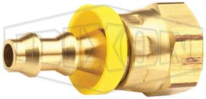 Female NPSM Swivel x Push-on Hose Barb Gasket Seat