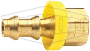 Female SAE Inverted Flare Rigid x Push-on Hose Barb