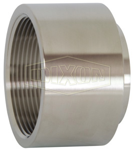 Unpolished Female NPT x Weld End Adapter