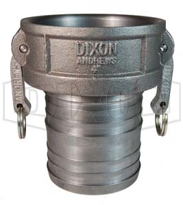 Dixon® Cam & Groove Type C Coupler x Hose Shank