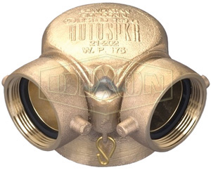 Single Clapper Siamese Connection Bottom Outlet