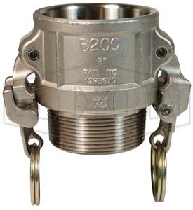 EZ Boss-Lock™ Cam & Groove Type B Coupler x Male NPT