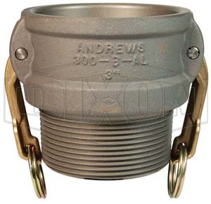 Dixon® Cam & Groove Type B Coupler x Male NPT