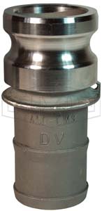 Cam & Groove Hastelloy® Type E Adapter x Hose Shank