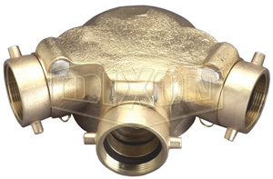 Triple Clapper Siamese Connection Bottom Outlet