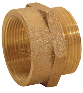 Female to Male Hex Nipple Brass