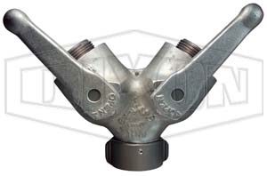 Forestry Grade Aluminum 1/4 Turn Ball Type Wye Valve