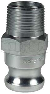 Dixon® Cam & Groove Type F Adapter x Male NPT