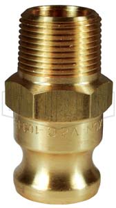 Dixon® Cam & Groove Type F Adapter x Male NPT