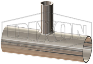BioPharm Weld Reducing Tee