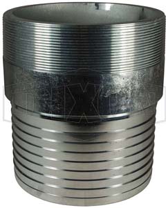 King Crimp™ Style Short Combination Nipple Threaded End