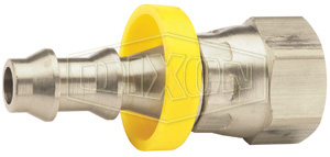 Female 45°SAE/37°JIC Swivel x Push-on Hose Barb