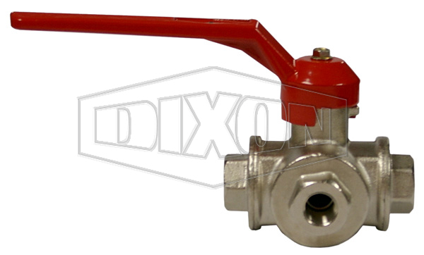 3-Way Brass Ball Valve BSP