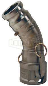 Dixon® Type DA 45° Elbow Adapter x Coupler