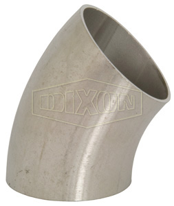 Unpolished 45° Weld Elbow