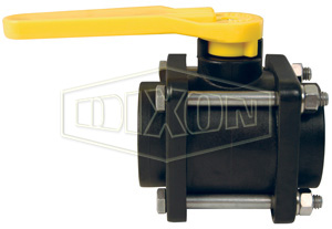 Polypropylene 4-Bolt Ball Valve